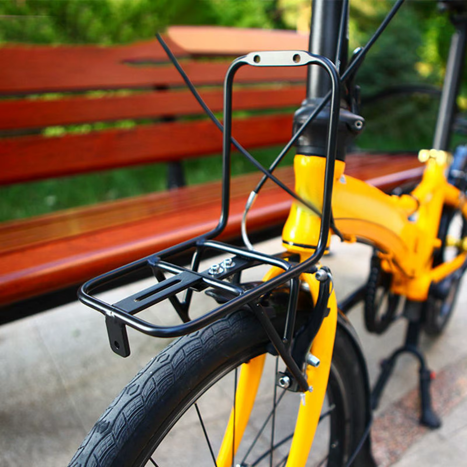 Porte-paniers avant de vélo facile à installer