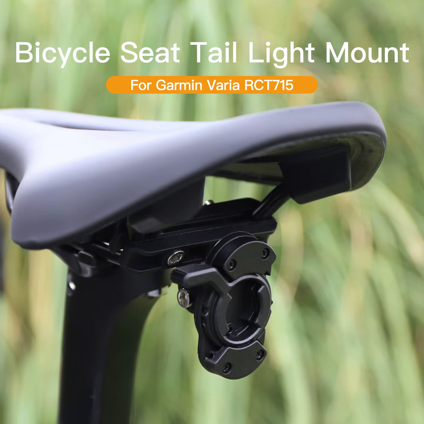 Pour Garmin Varia RCT715 siège de vélo feu arrière support Radar GoPro adaptateur en plastique tige de selle