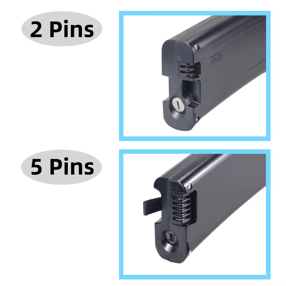 Batterie de vélo électrique pliante Carrera Crosscity 36V 7.8Ah 8.7Ah 9Ah 9.6Ah 10.5Ah