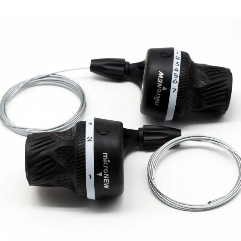 Micronew gauche et droite vtt VTT Transmission 3X6 3X7 3X8 vitesse torsion manette
