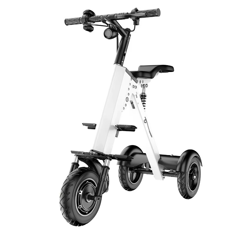 Trottinette électrique pliable légère avec siège pour femme