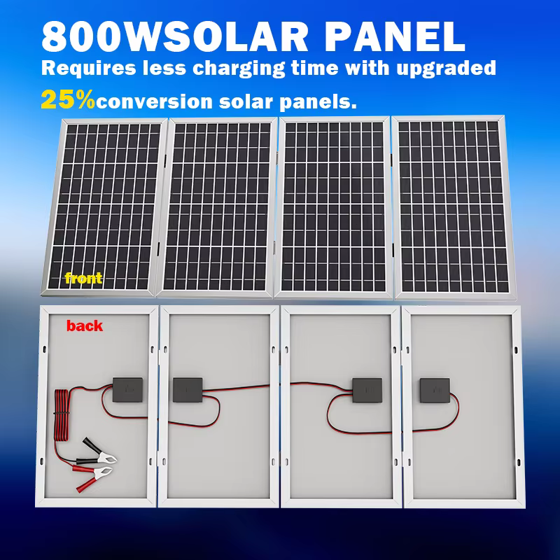 Panneau solaire pliable 800W