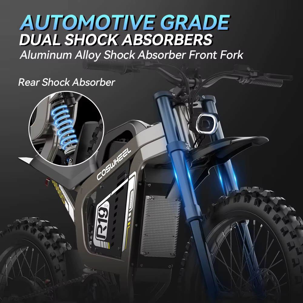 COSWHEEL R19 Readygo Moto électrique tout-terrain haute puissance 6000W Vélo