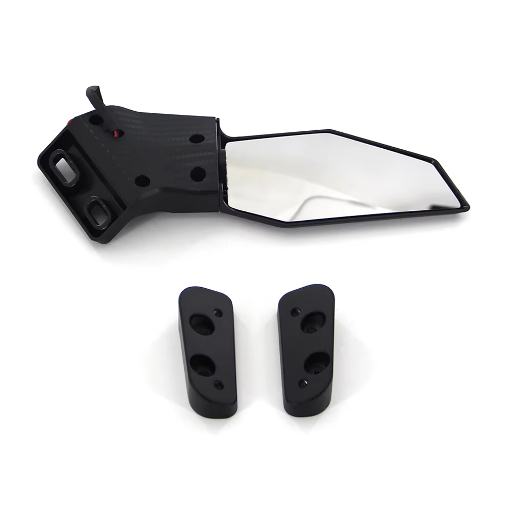 Rétroviseur Convexe Universel pour Moto, Scooter, E-Bike, 2 Pièces/Paire, 6mm