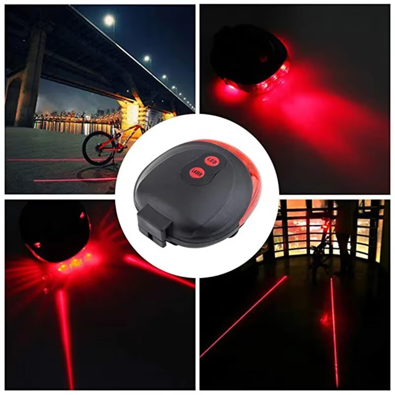 Feu arrière rouge pour vélo de montagne