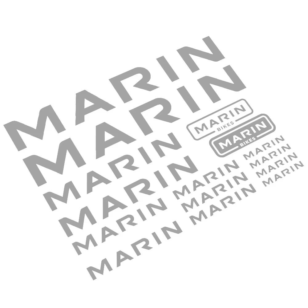 Autocollants de remplacement pour cadre de vélo Marin