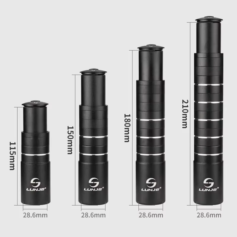 Extension de hauteur verticale pour guidon de vélo