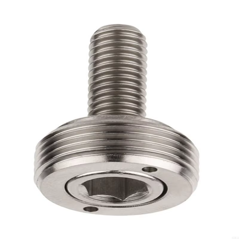 Boulons manivelle vélo 8x15mm, vis support inférieur, boulons manivelle à trou carré