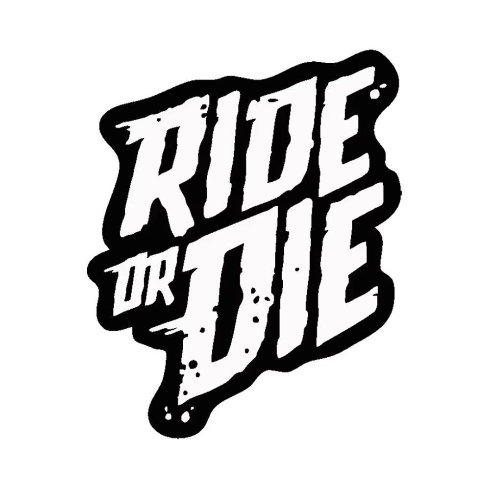 Ride or Die – autocollants de cadre de vélo