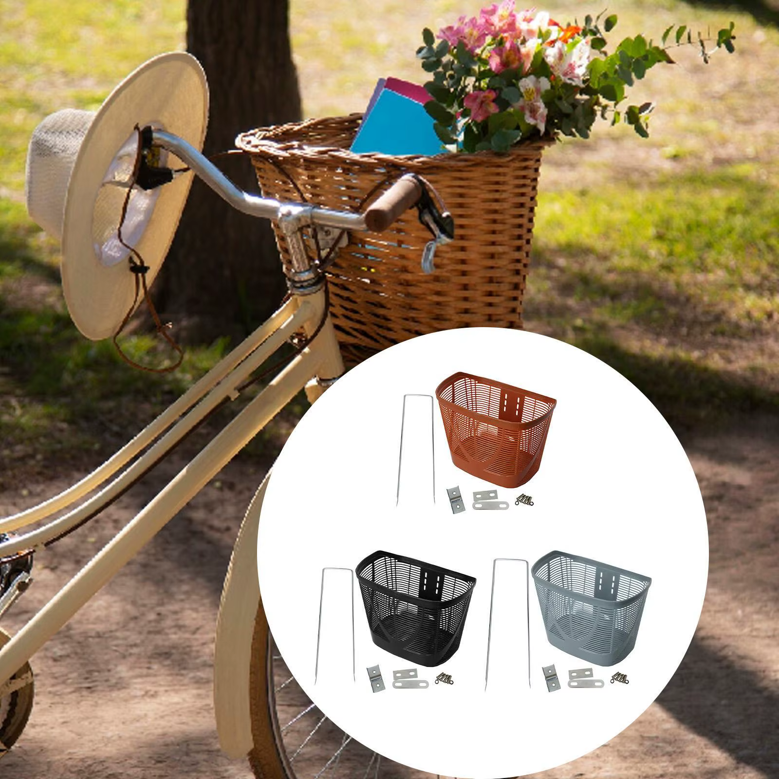 Panier de vélo avant, porte-bagages