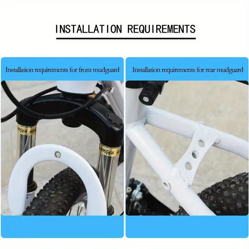 1 jeu de garde-boue pour vélo de route en montagne 700C