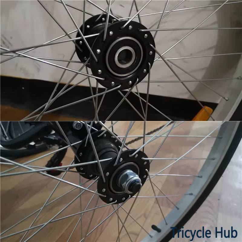 Moyeu de roue arrière de Tricycle/moyeu 60mm/100mm/tricycle/moyeu de roulement à 36 trous de vélo modifié