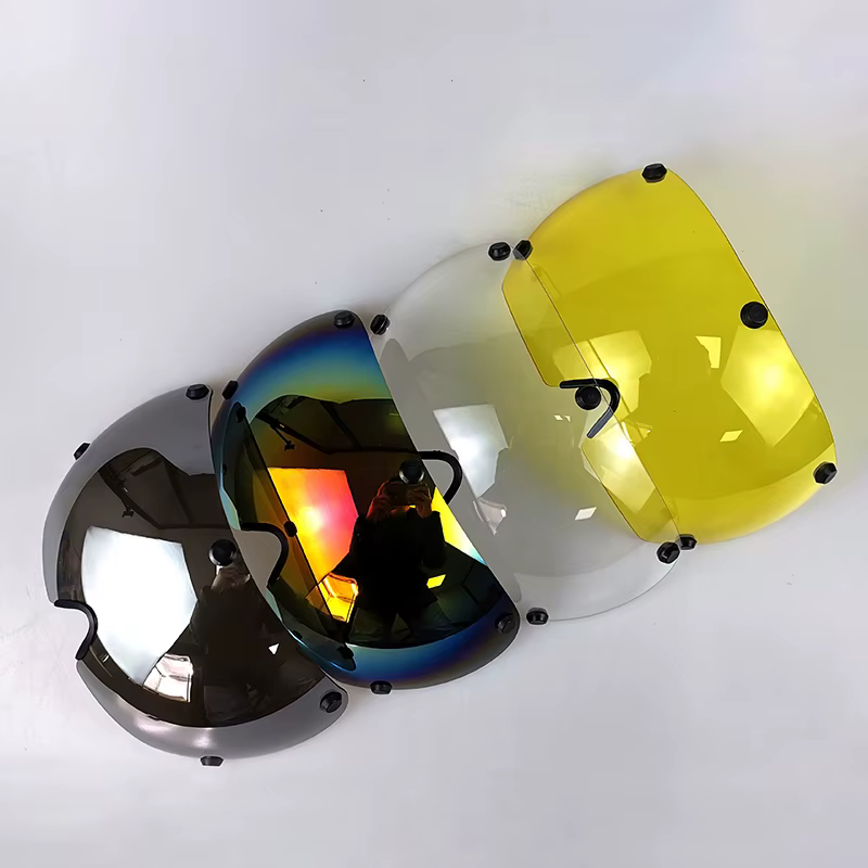 Vélo Aero casque lentille Transparent gris Triathlon tt