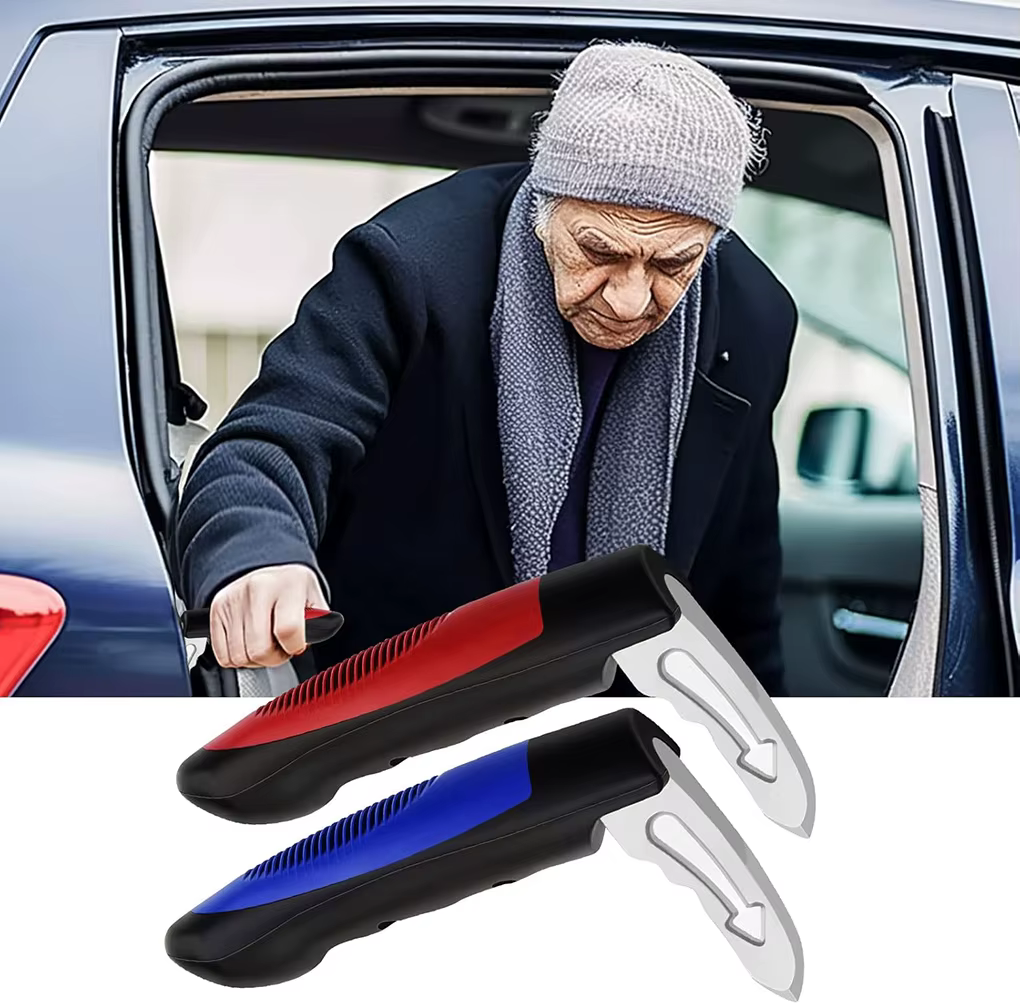 Poignée de voiture canne porte de véhicule barre d'appui support assistance outil d'aide à la mobilité accessoire automobile pour enfants personnes âgées noir