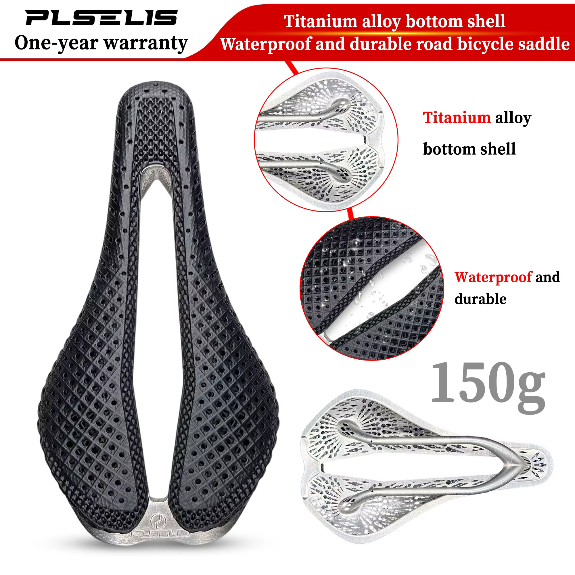 PLSELIS coussin de siège 3D imprimé en alliage de titane