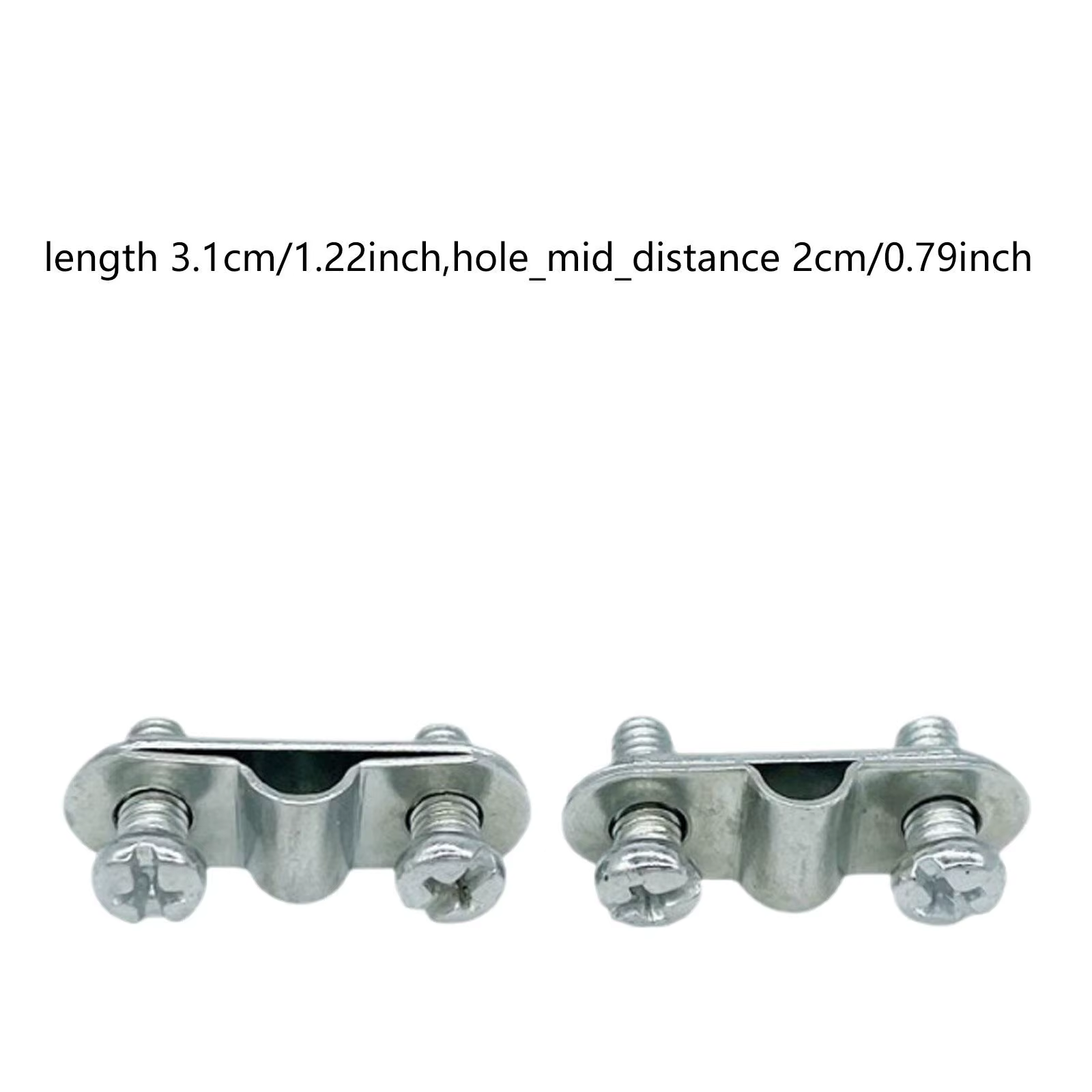 2 plaques de fixation pour garde-boue de vélo