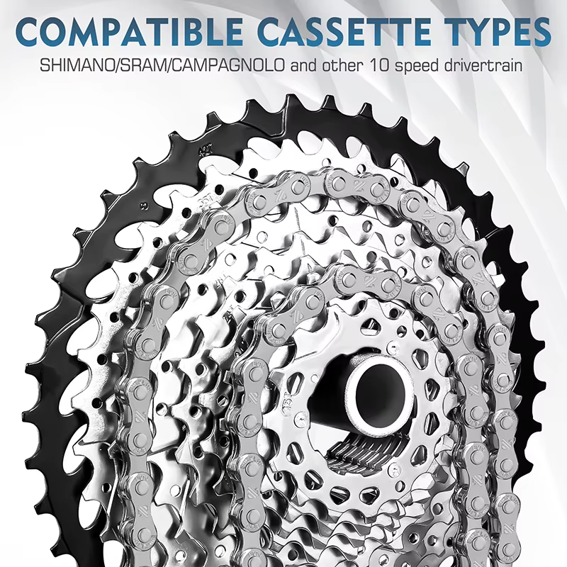 BUCKLOS vtt chaînes de vélo 8 9 10 11 12S vitesse ultraléger montagne route