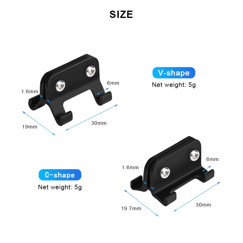 Support de plaque d'immatriculation de vélo TriDuvet
