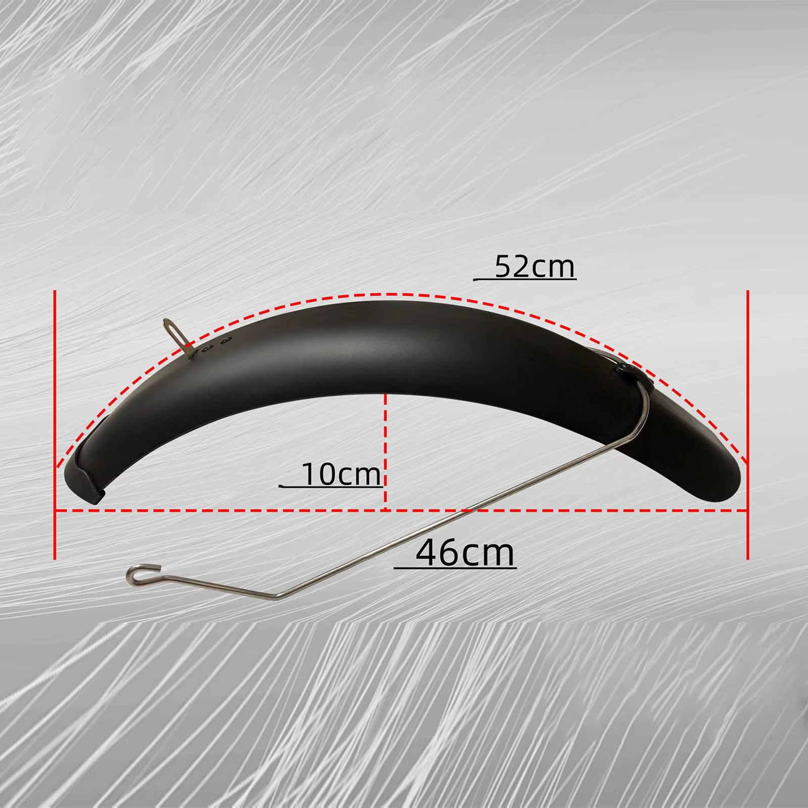 Garde-boue à dégagement rapide pour vélo, 20x5.0 pouces de large, 127mm
