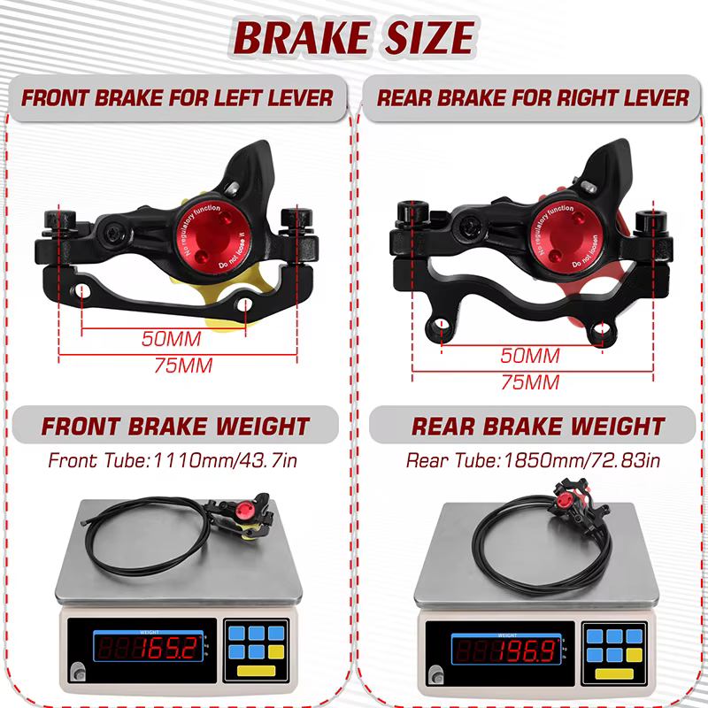Ensemble de freins à disque pour vélo électrique ZOOM HB-775E