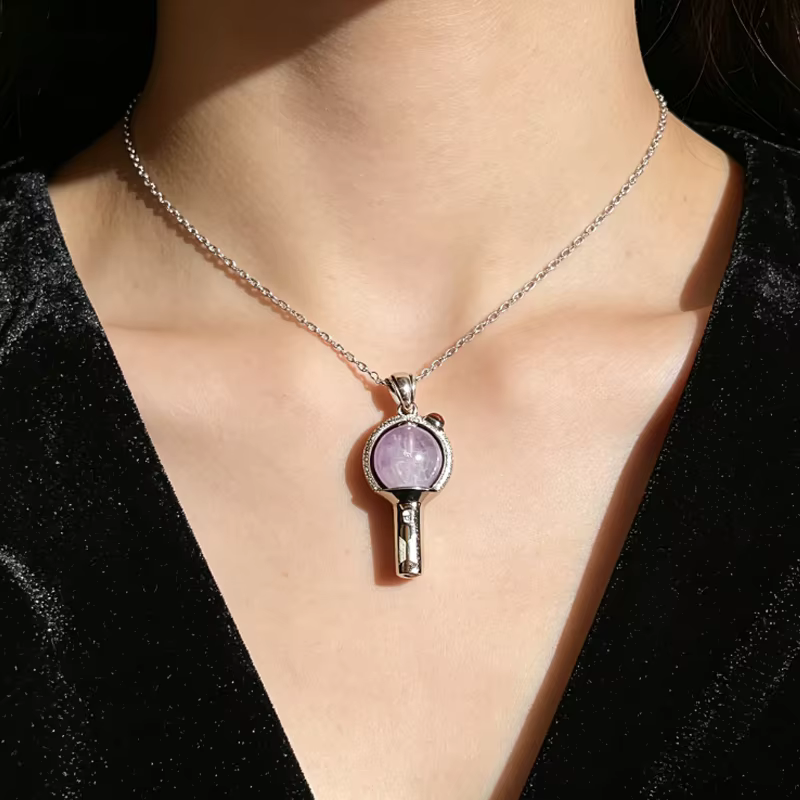 Chaîne de clavicule BT21 Ami Fashion Support Stick pour femmes, accessoires LINE FRIENDS
