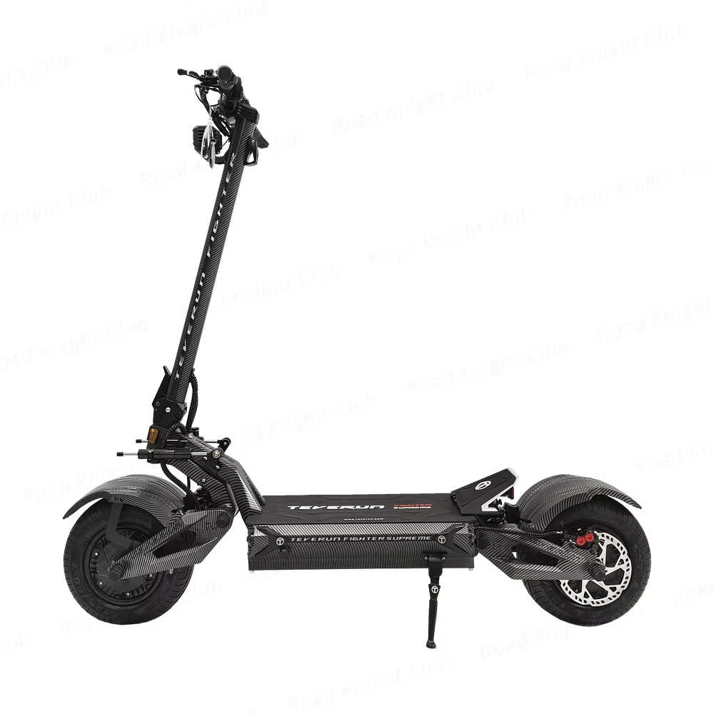 Trottinette électrique TEVERUN Fighter Supreme+ 7260R V6 2500W*2 Double moteur Batterie 72V 60Ah Écran 4 pouces Frein 4