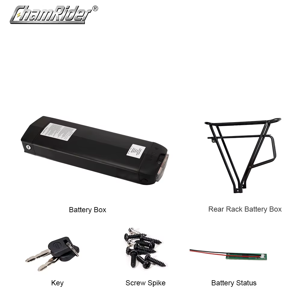 ChamRider-Boîtier de batterie arrière T1 Radiance 1 PLUS pour vélo électrique