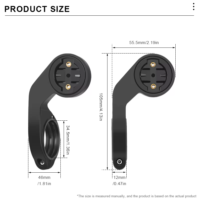Support de compteur de vélo de route et VTT pour Garmin Bryton Wahoo
