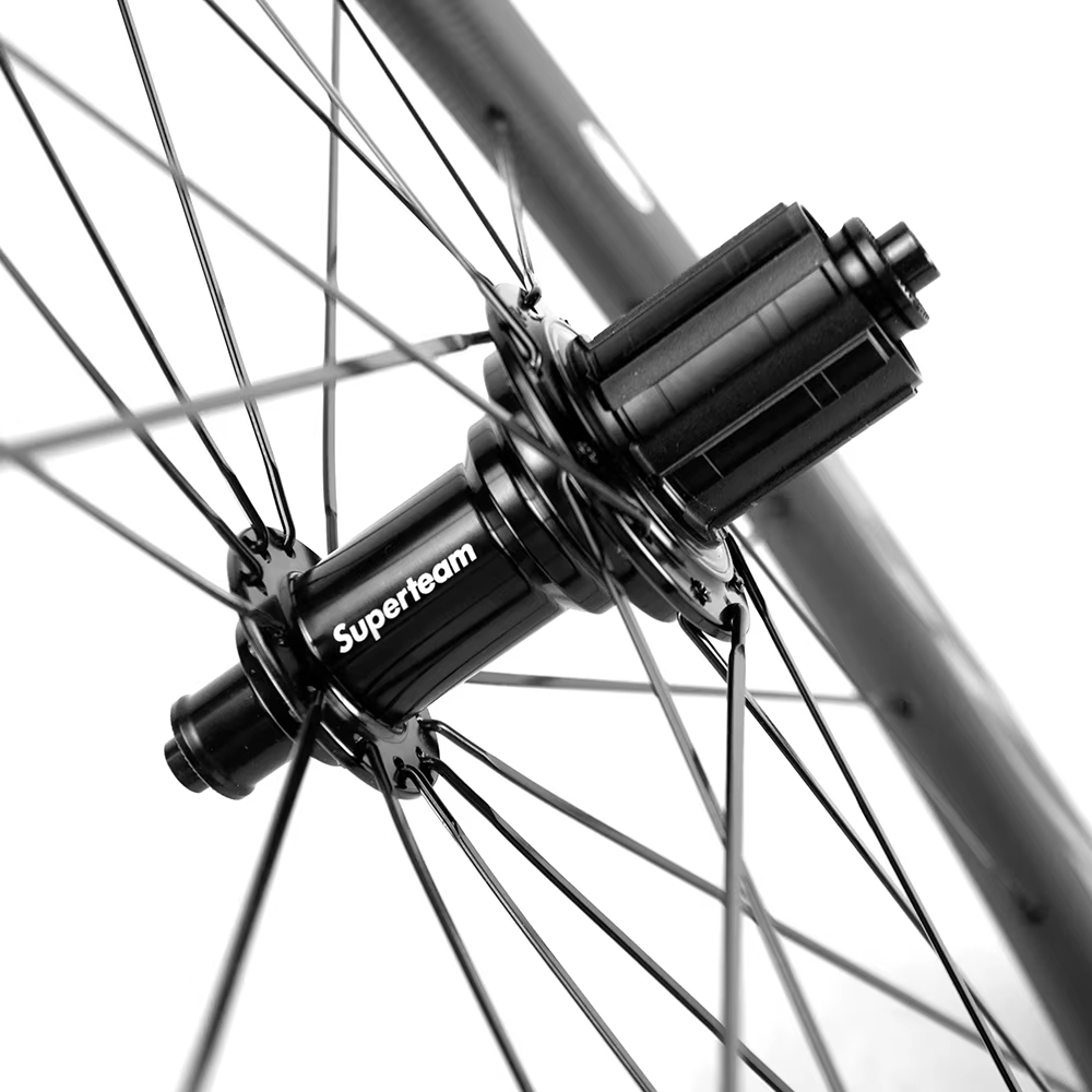 UCI approuvé SUPERTEAM 50mm pneu carbone roues roue de vélo de route 700C