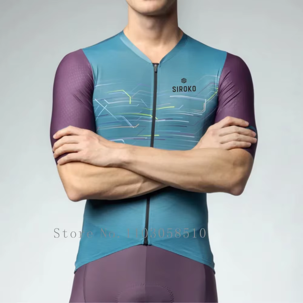 Siroko Maillot de cyclisme chemise été vêtements de cyclisme course Sport vélo chemise Ropa Ciclismo Pro homme vtt vélo été Maillot