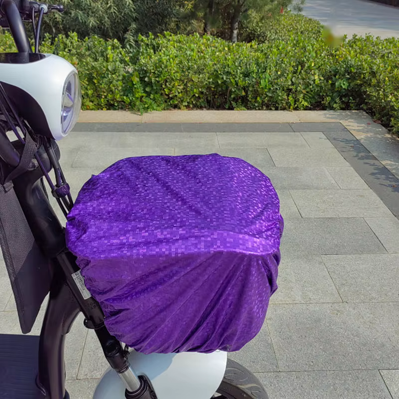 Housse de pluie imperméable pour panier avant de vélo