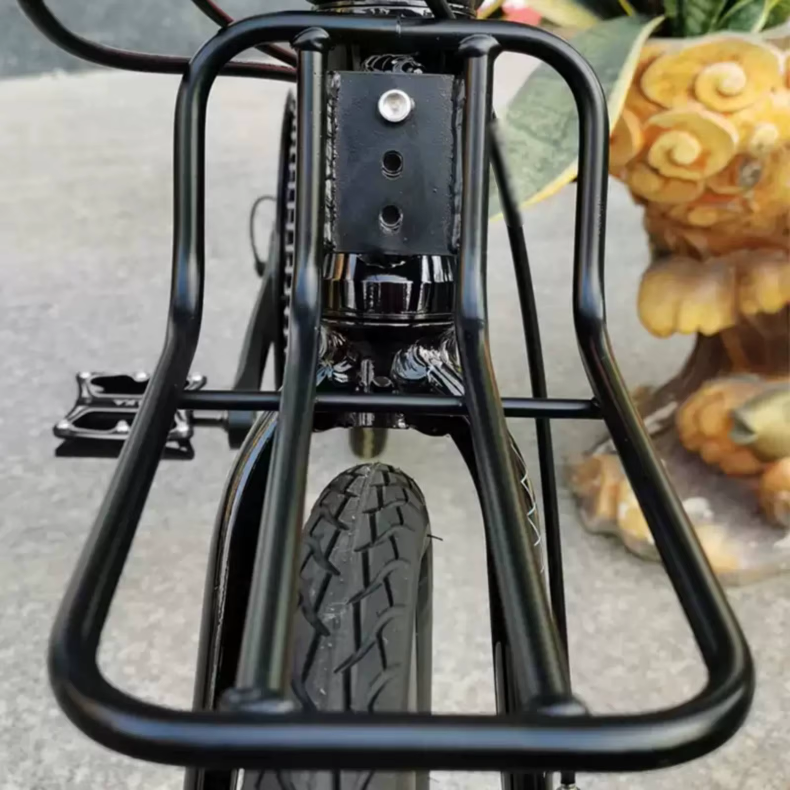 Porte-bagages avant pliable pour vélo
