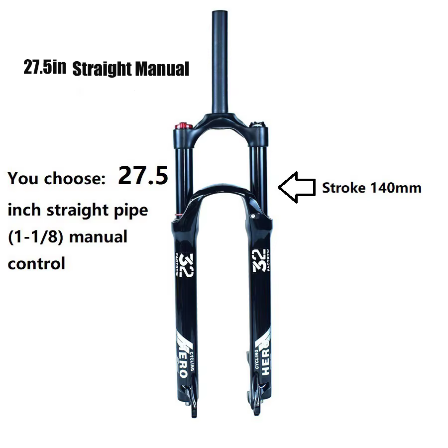 Fourche de suspension pneumatique pour VTT