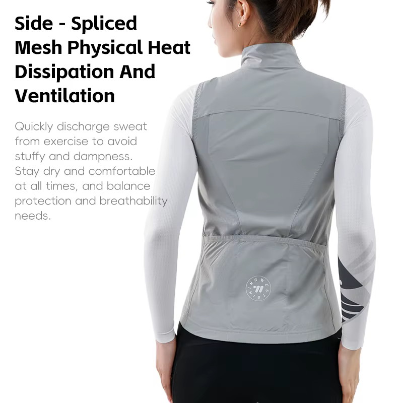 WEST BIKING – gilet de cyclisme coupe-vent pour femmes