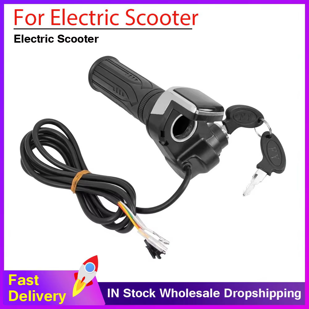 Poignée d'accélérateur pour trottinette électrique 36V 48V 60V