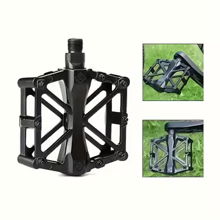 2 paires de pédales de vélo en alliage d'aluminium