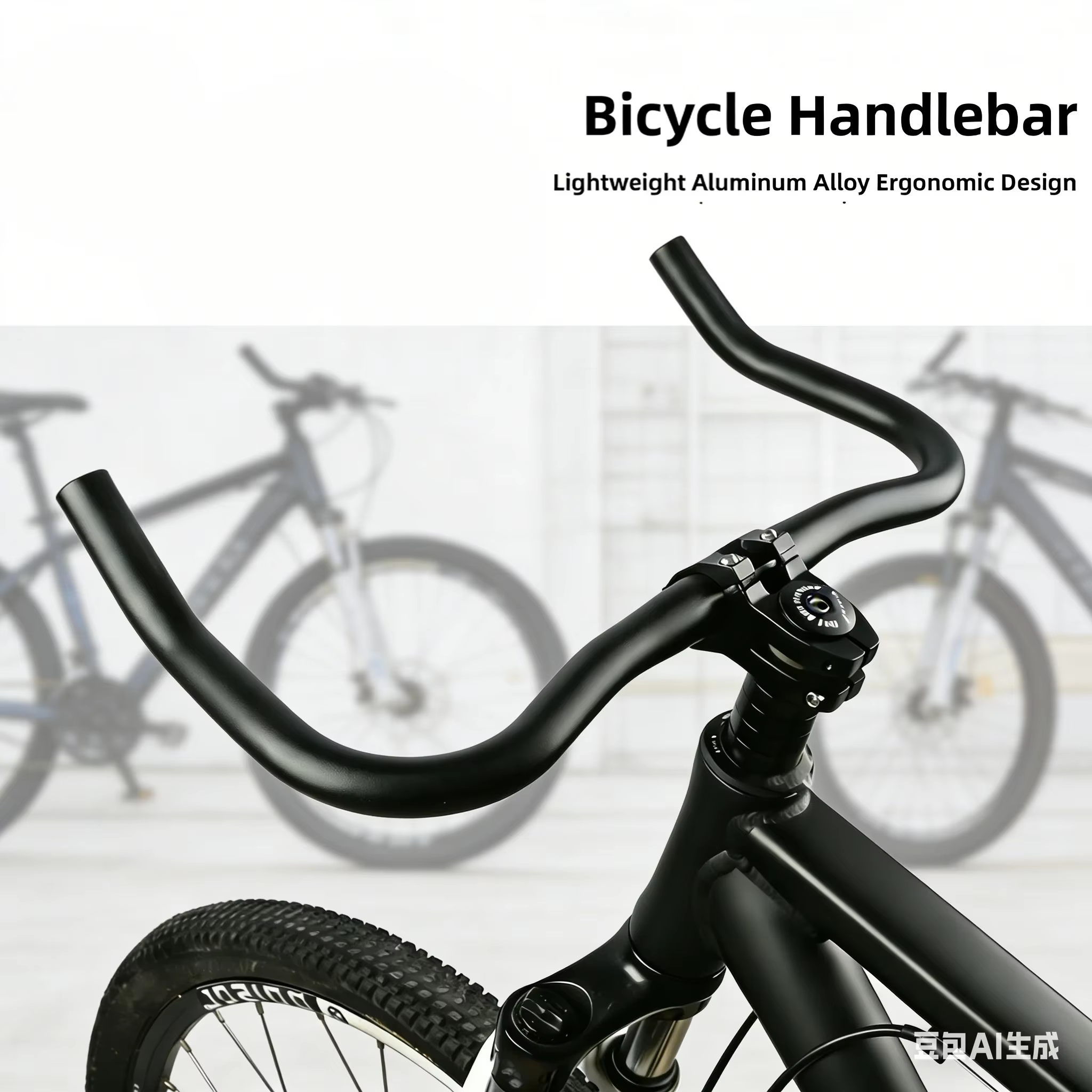 Guidon de vélo 25.4/31.8x370/390/400mm en alliage d'aluminium