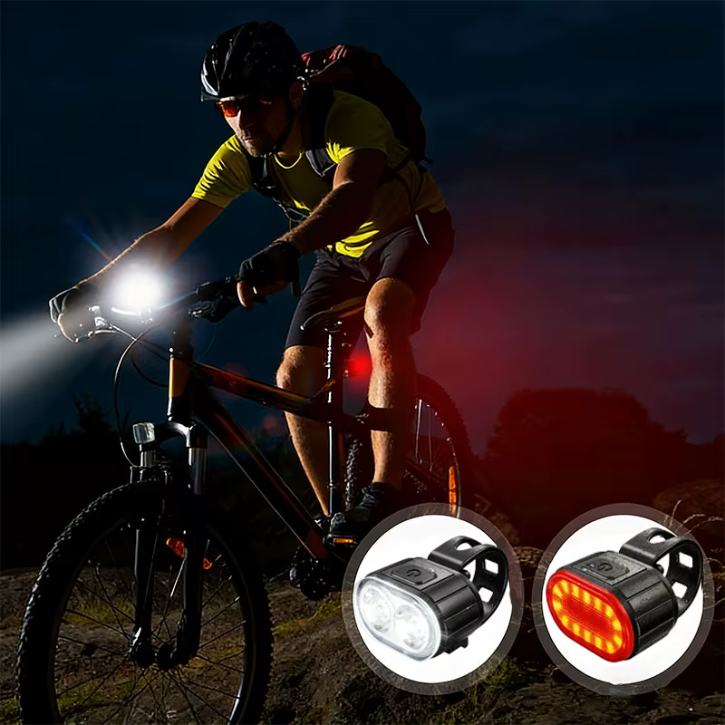 Lumières de vélo rechargeables USB