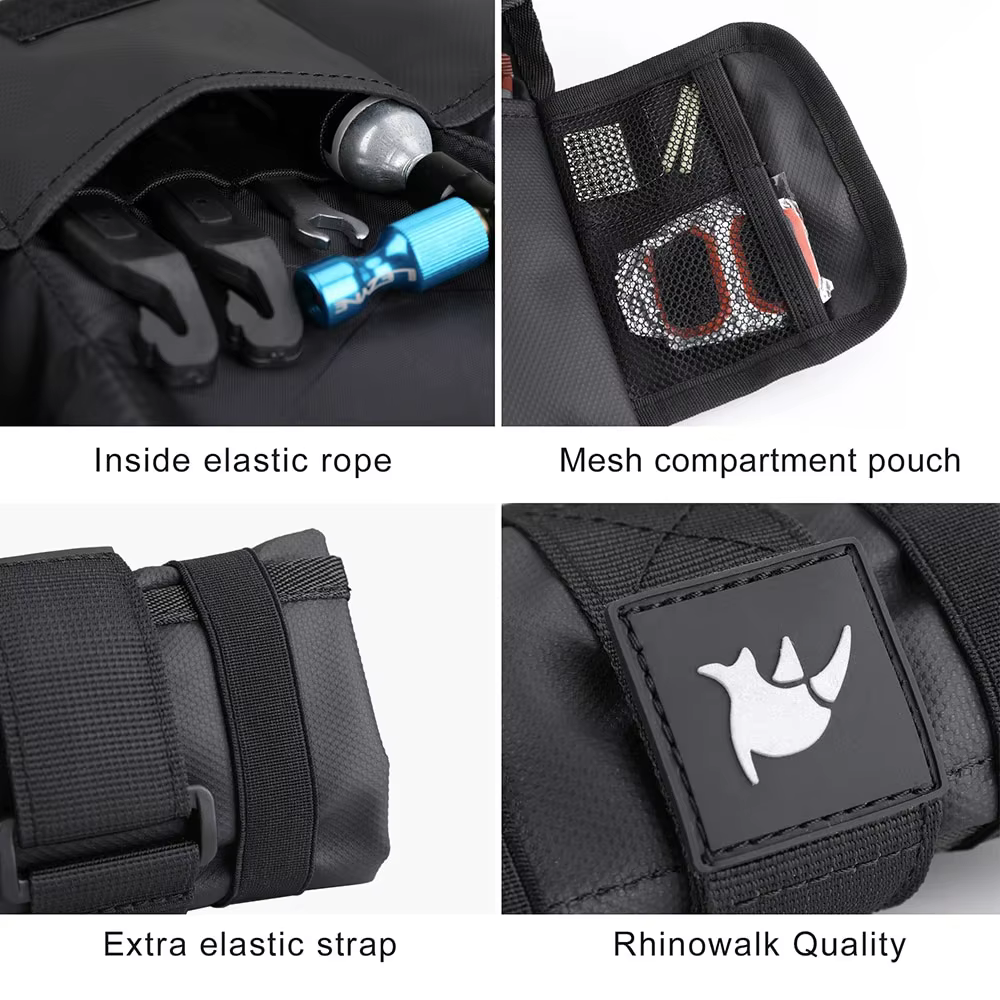 Rhinowalk Vélo Outil Sac Avant Top Tube Cadre Sac De Selle Burrito Pack Pochette