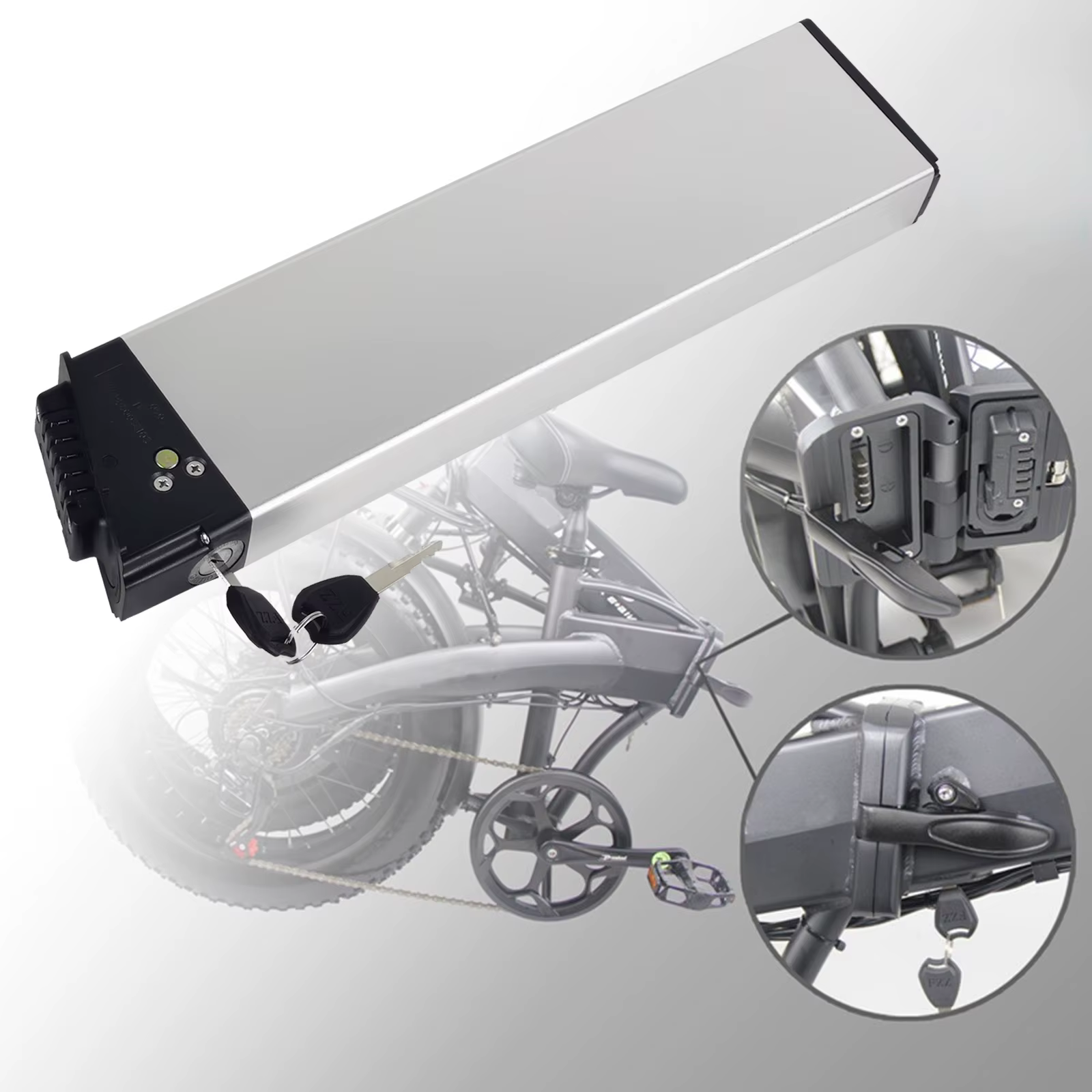 Remplacement pour ADO A20 A20F MATE City BIKE Fiido M1 batterie 36V 10.4Ah 13Ah 17.5Ah Amp Batteries de vélo électrique