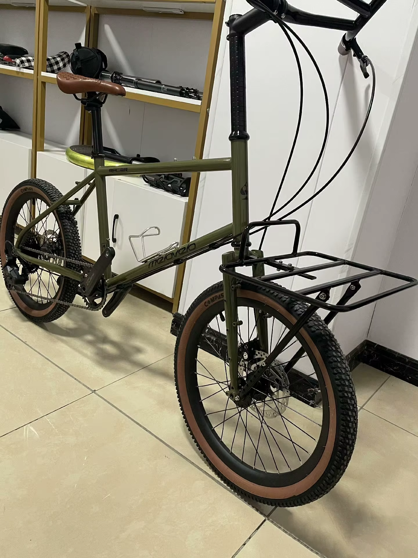 Plateau d'étagère avant de vélo 700C en alliage d'aluminium