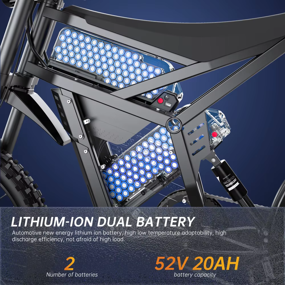 FVKING E6 vélo électrique adulte moteur de crête 2000W