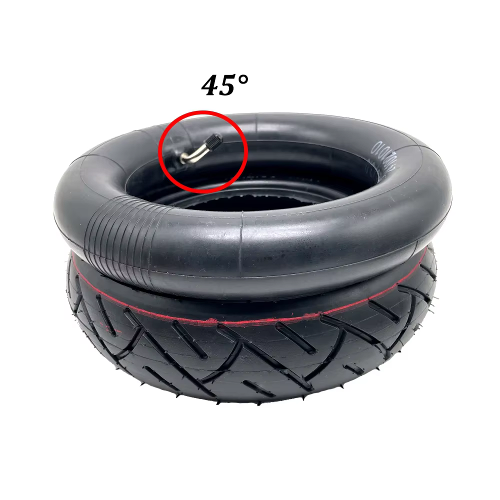 Chambre à air extérieure de pneu pneumatique de 10 pouces 10x2.50 pour pièces de rechange de roue avant et arrière de Scooter électrique