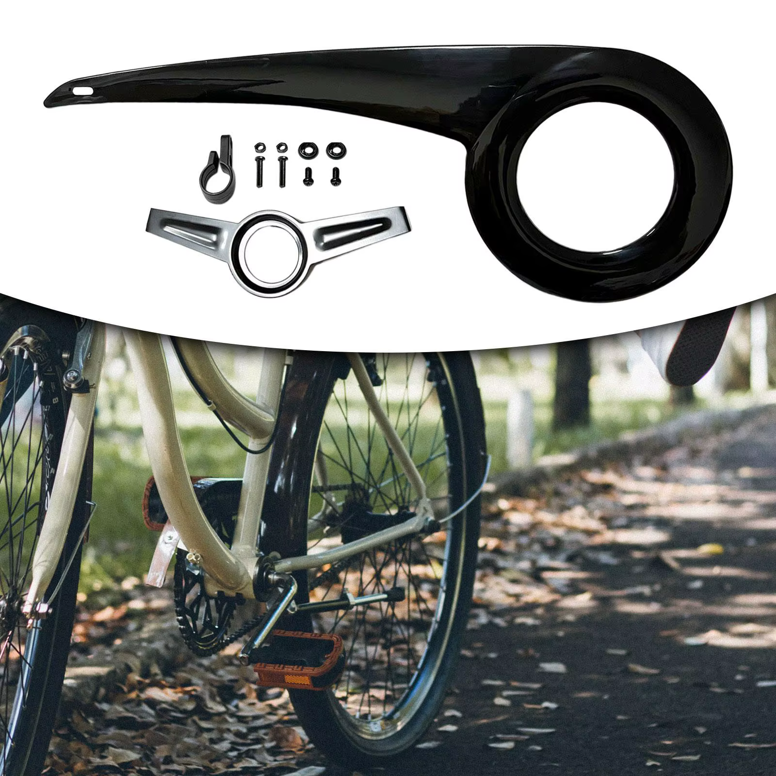 Housse de protection universelle pour chaîne de vélo