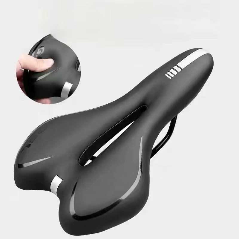 Selle de vélo en cuir PU antichoc et confortable