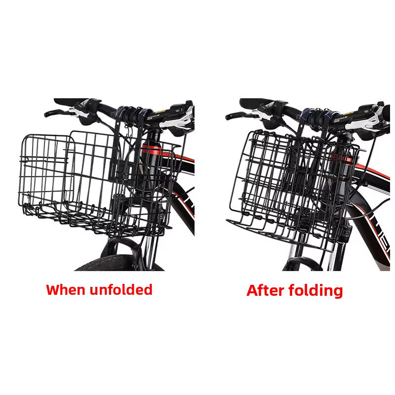 Panier de vélo pliable