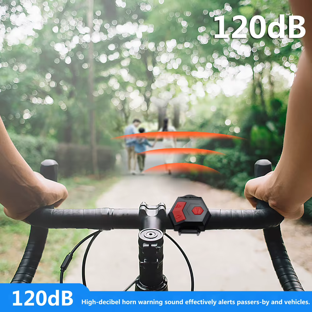 Klaxon de vélo électrique puissant 120dB