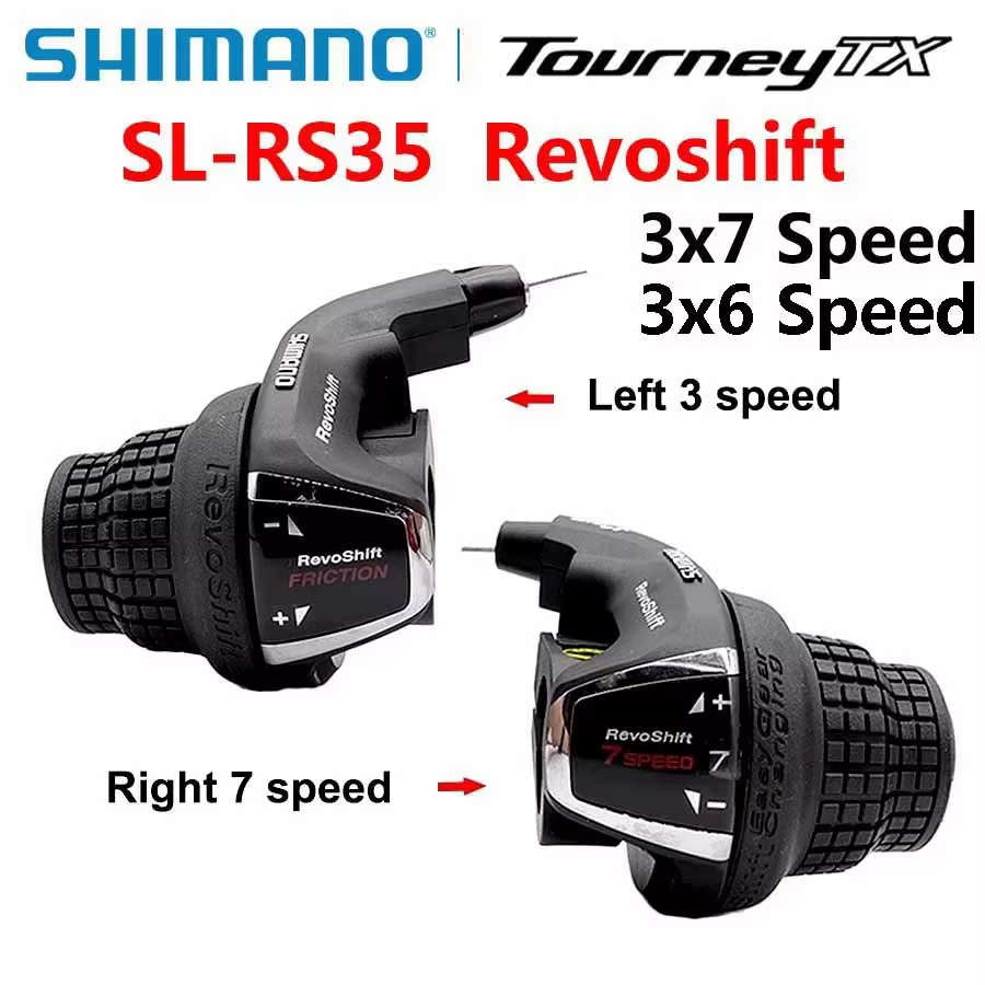 Shimano Tourney SL RS35 Revoshift poignée vélo torsion manette de vitesse levier 3*6s 3*7s 18S 21s peigne