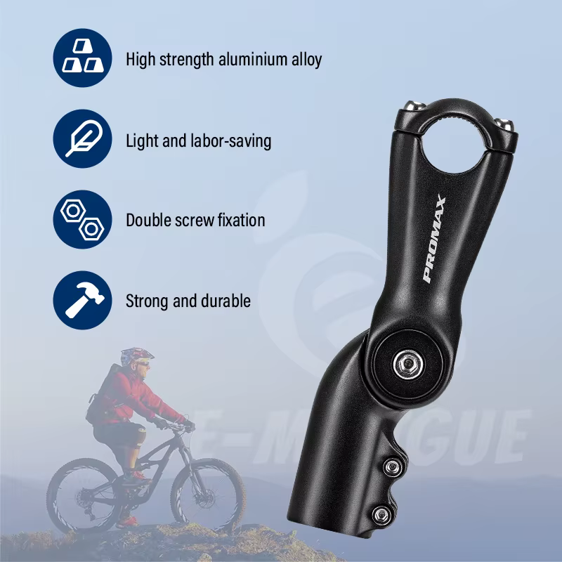 Potence de fourche avant réglable et résistante à 90 ° pour vélo de route et VTT, pièce de rechange pour guidon de 105mm et 25.4mm