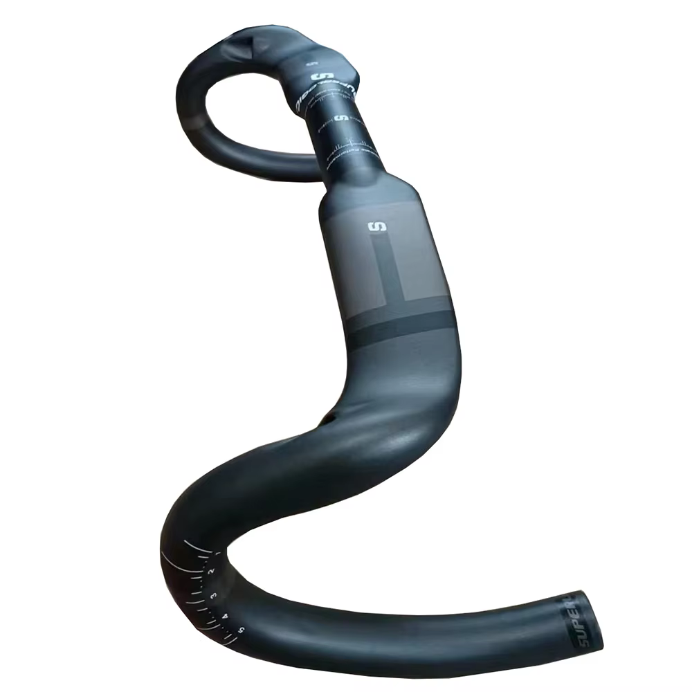Guidon de vélo de route en fibre de carbone Superlogic-Matte